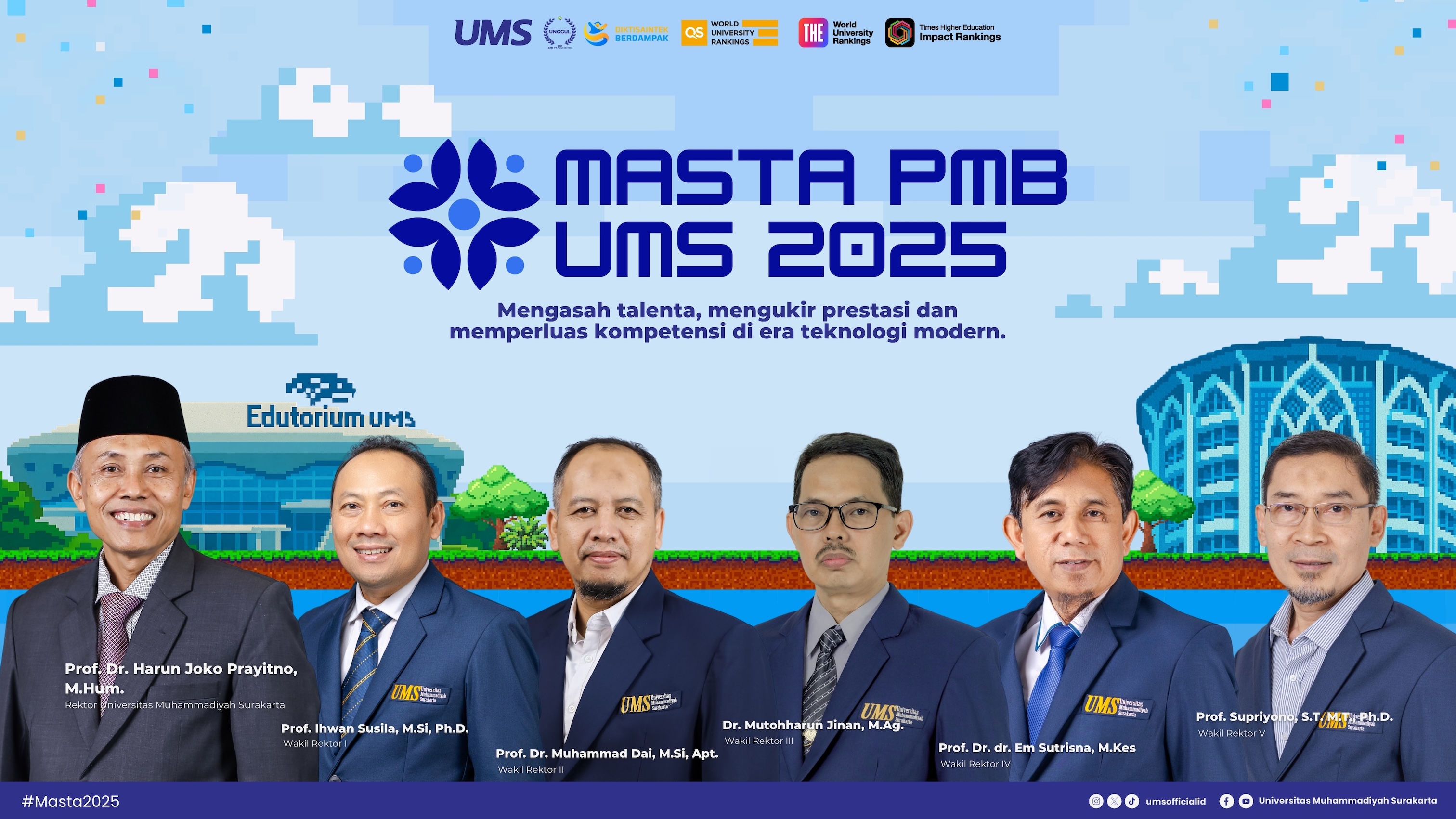 Masta Rektor UMS Universitas Muhammadiyah Surakarta